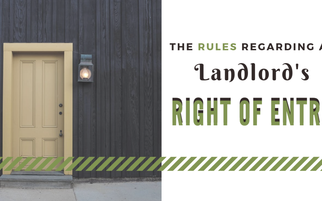 The Rules Regarding a Landlord’s Right of Entry in Oakland